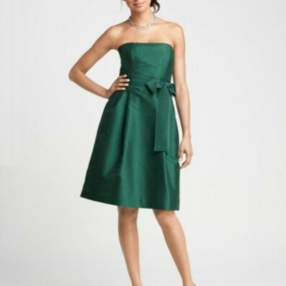 New Ann Taylor Silk Strapless Bridesmaid Dress - Picture 1 of 6